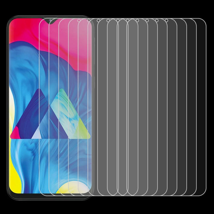100 PCS 0.26mm 9H 2.5D Tempered Glass Film for Galaxy M10