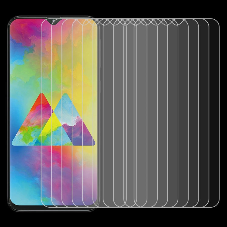 100 PCS 0.26mm 9H 2.5D Tempered Glass Film for Galaxy M20