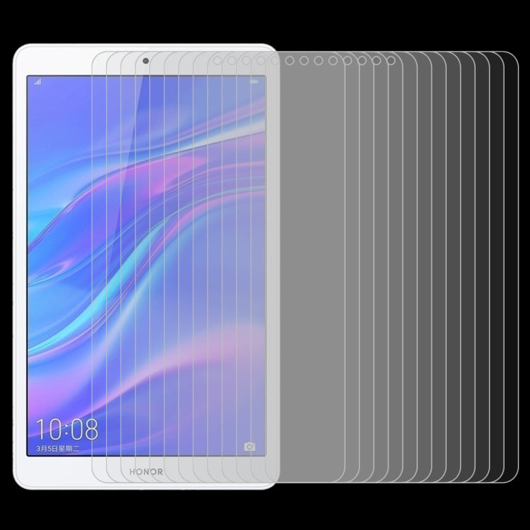 75 PCS 9H Surface Hardness 8 Inches Anti-fingerprint Explosion-proof Tempered Glass Film for Huawei Honor Tab 5