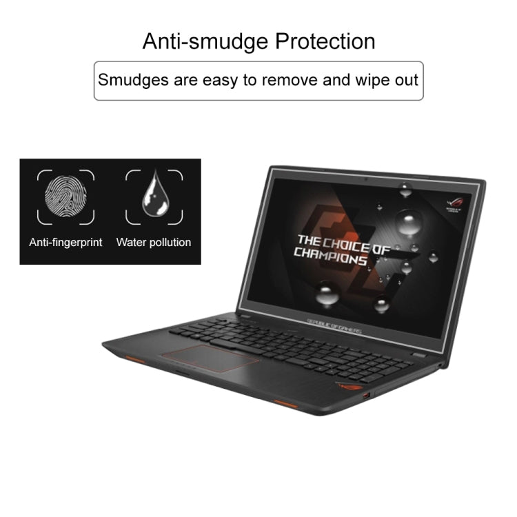 Laptop Screen HD Tempered Glass Protective Film for ASUS ROG GL553VE 15.6 inch, For ASUS ROG GL553VE 15.6 inch