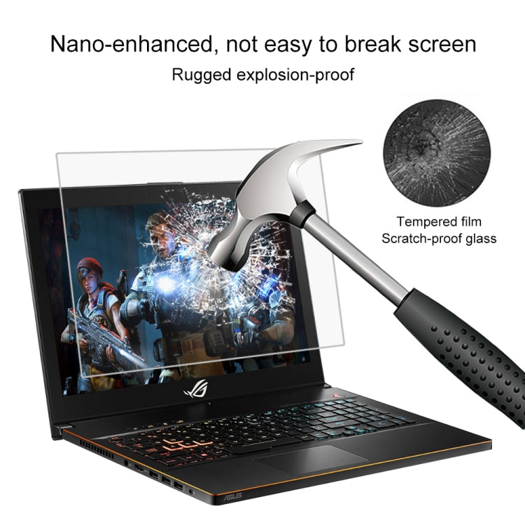 Laptop Screen HD Tempered Glass Protective Film for ASUS ROG GU501 15.6 inch, For ASUS ROG GU501 15.6 inch