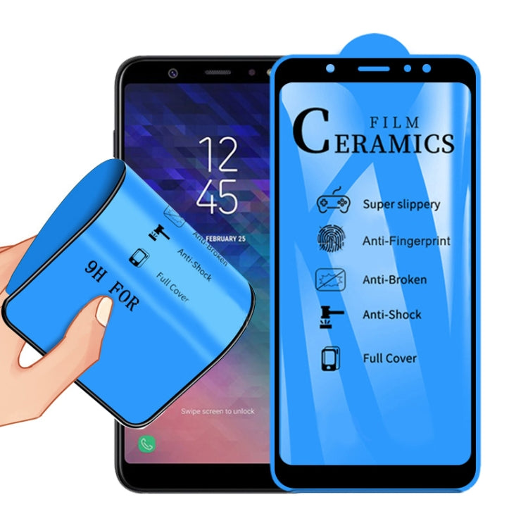 2.5D Full Glue Full Cover Ceramics Film for Galaxy A6 Plus (2018)