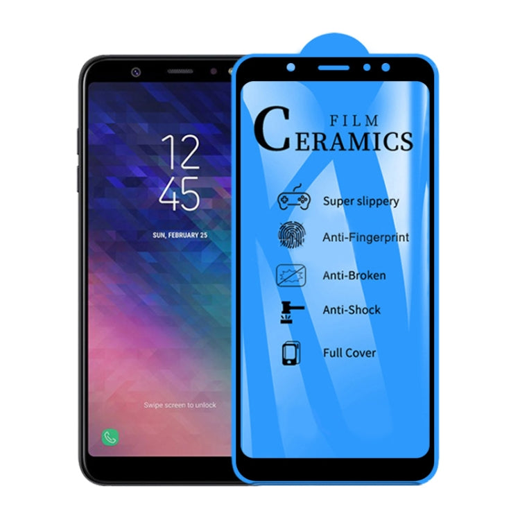 2.5D Full Glue Full Cover Ceramics Film for Galaxy A6 Plus (2018)