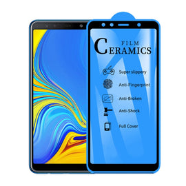 25 PCS 2.5D Full Glue Full Cover Ceramics Film for Galaxy A7 (2018)