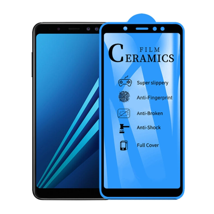 2.5D Full Glue Full Cover Ceramics Film for Galaxy A8 (2018)