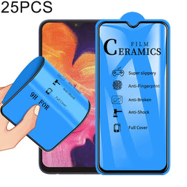25 PCS 2.5D Full Glue Full Cover Ceramics Film for Galaxy A10 / M10