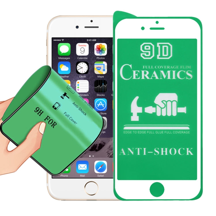 2.5D Full Glue Full Cover Ceramics Film for iPhone 8 / 7 / 6s / 6