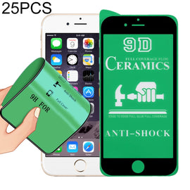 25 PCS 2.5D Full Glue Full Cover Ceramics Film for iPhone 6 Plus