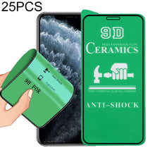 Load image into Gallery viewer, For iPhone 11 Pro / XS / X 25pcs 2.5D Full Glue Full Cover Ceramics Film
