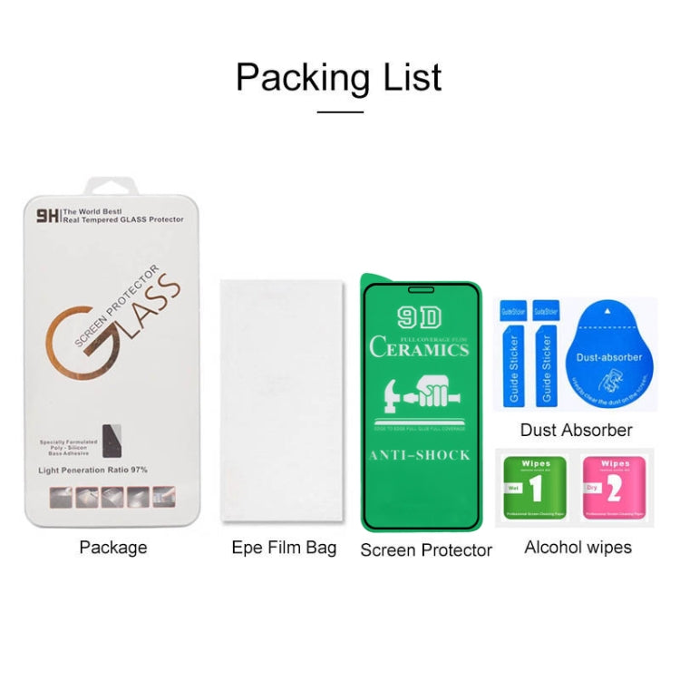 For iPhone XS Max / 11 Pro Max 2.5D Full Glue Full Cover Ceramics Film