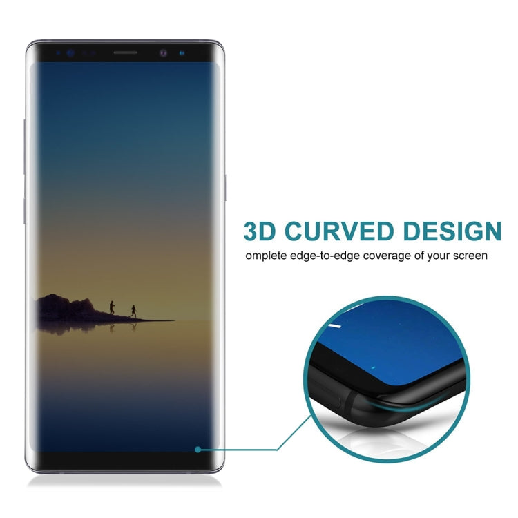UV Full Cover Anti-spy Tempered Glass Film for Galaxy Note 8
