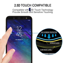 Load image into Gallery viewer, Full Glue Full Cover Screen Protector Tempered Glass film for Galaxy A6+ (2018)