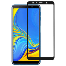 Load image into Gallery viewer, Full Glue Full Cover Screen Protector Tempered Glass film for Galaxy A7 (2018)
