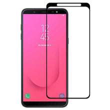 Load image into Gallery viewer, Full Glue Full Cover Screen Protector Tempered Glass film for Galaxy J8 (2018)