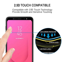 Load image into Gallery viewer, Full Glue Full Cover Screen Protector Tempered Glass film for Galaxy J8 (2018)