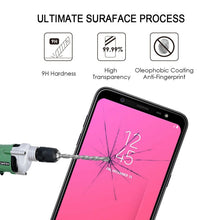 Load image into Gallery viewer, Full Glue Full Cover Screen Protector Tempered Glass film for Galaxy J8 (2018)