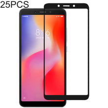 Load image into Gallery viewer, 25 PCS Full Glue Full Cover Screen Protector Tempered Glass film for Xiaomi Redmi 6 &amp; 6A