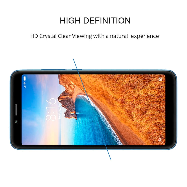 Full Glue Full Cover Screen Protector Tempered Glass film for Xiaomi Redmi 7A