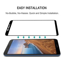 Load image into Gallery viewer, Full Glue Full Cover Screen Protector Tempered Glass film for Xiaomi Redmi 7A