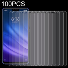 Load image into Gallery viewer, 100 PCS 0.26mm 9H Surface Hardness 2.5D Full Screen Tempered Glass Film for Xiaomi Mi 8 Lite