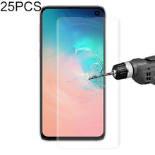 Load image into Gallery viewer, 25 PCS Edge Glue 3D Curved Edge Full Screen Tempered Glass Film for Galaxy S10, Fingerprint Unlock Is Not Supported