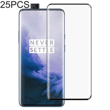 Load image into Gallery viewer, 25 PCS 3D Curved Edge Full Screen Tempered Glass Film for OnePlus 7 Pro, For OnePlus 7 Pro, Transparent, 25 PCS, For OnePlus 7 Pro, Black, 25 PCS