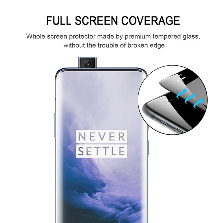 25 PCS 3D Curved Edge Full Screen Tempered Glass Film for OnePlus 7 Pro, For OnePlus 7 Pro, Transparent, 25 PCS, For OnePlus 7 Pro, Black, 25 PCS