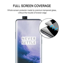Load image into Gallery viewer, 25 PCS 3D Curved Edge Full Screen Tempered Glass Film for OnePlus 7 Pro, For OnePlus 7 Pro, Transparent, 25 PCS, For OnePlus 7 Pro, Black, 25 PCS