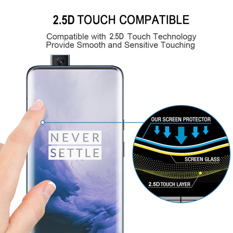 25 PCS 3D Curved Edge Full Screen Tempered Glass Film for OnePlus 7 Pro, For OnePlus 7 Pro, Transparent, 25 PCS, For OnePlus 7 Pro, Black, 25 PCS