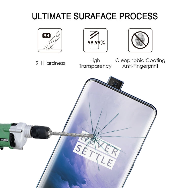 25 PCS 3D Curved Edge Full Screen Tempered Glass Film for OnePlus 7 Pro, For OnePlus 7 Pro, Transparent, 25 PCS, For OnePlus 7 Pro, Black, 25 PCS