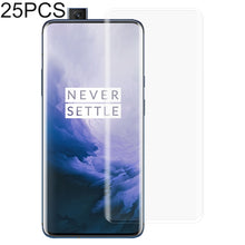 Load image into Gallery viewer, 25 PCS 3D Curved Edge Full Screen Tempered Glass Film for OnePlus 7 Pro, For OnePlus 7 Pro, Transparent, 25 PCS, For OnePlus 7 Pro, Black, 25 PCS
