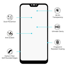 Load image into Gallery viewer, Ultra Thin 9H 3D HD Anti-burst Full Screen Carbon Fiber Tempered Glass Film for Xiaomi Redmi Note 6