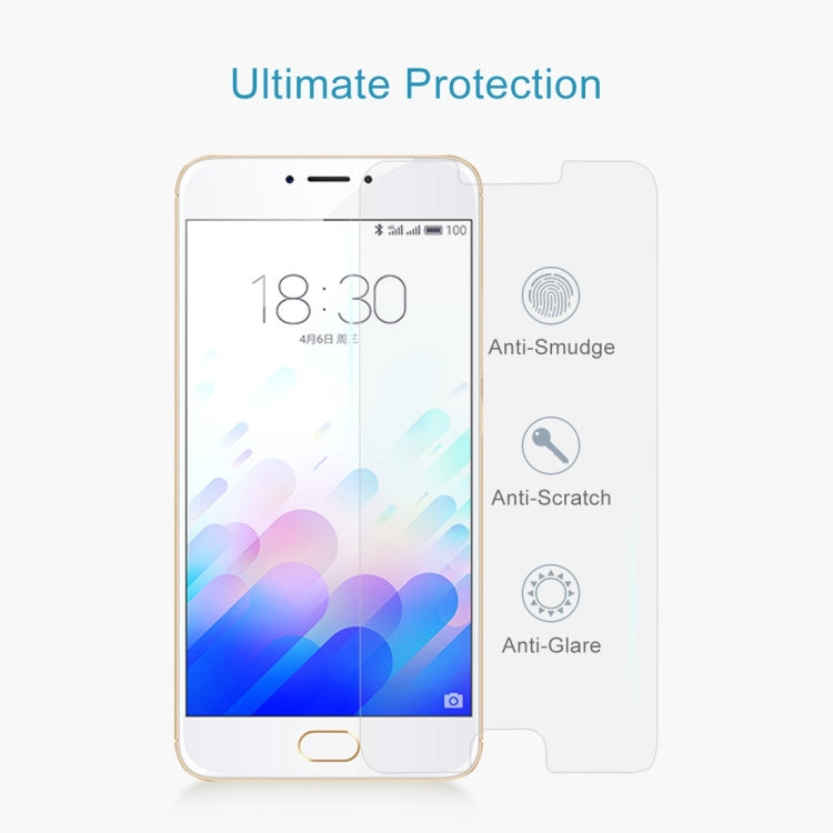 For Meizu M3 Note / Meilan Note 3 0.26mm 9H Surface Hardness 2.5D Explosion-proof Tempered Glass Screen Film