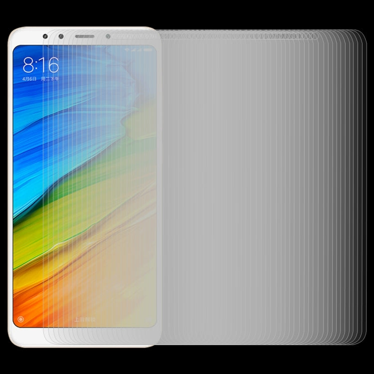 100 PCS for Xiaomi Redmi 5 0.26mm 9H Surface Hardness 2.5D Explosion-proof Tempered Glass Screen Film