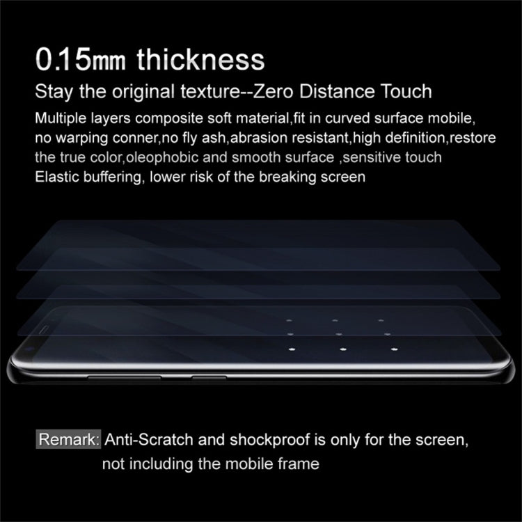 2 PCS IMAK 0.15mm Curved Full Screen Protector Hydrogel Film Front Protector for Sony Xperia 10