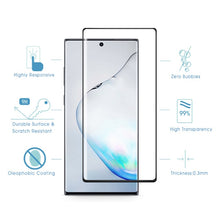 Load image into Gallery viewer, For Galaxy Note 10+  0.3mm 9H Surface Hardness 3D Curved Edge Glue Curved Full Screen Tempered Glass Film, Fingerprint Unlock Is Supported, For Galaxy Note 10+(1 PC)