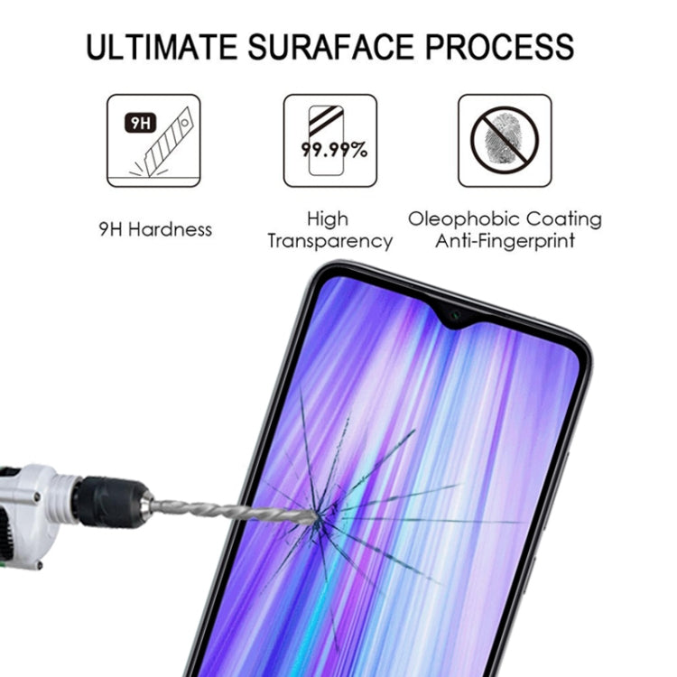 25 PCS Full Cover ScreenProtector Tempered Glass Film for Xiaomi Redmi Note 8 Pro