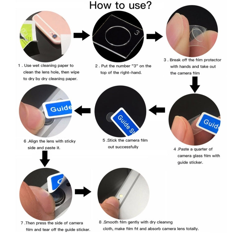 Soft Fiber Back Camera Lens Film for iPhone 6 Plus