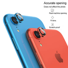 Load image into Gallery viewer, For iPhone XR Titanium Alloy Metal Camera Lens Protector Tempered Glass Film