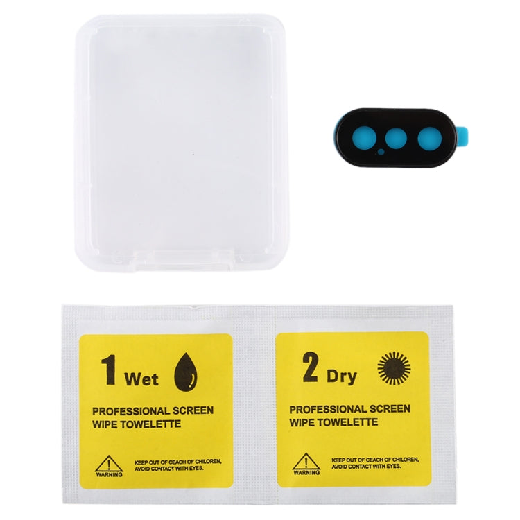 For iPhone XS Max Titanium Alloy Metal Camera Lens Protector Tempered Glass Film