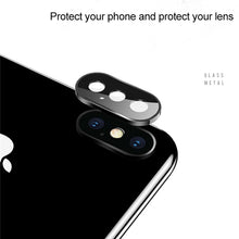 Load image into Gallery viewer, For iPhone XS Max Titanium Alloy Metal Camera Lens Protector Tempered Glass Film