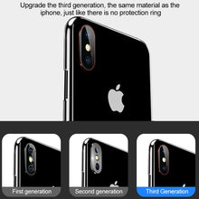 Load image into Gallery viewer, For iPhone XS Max Titanium Alloy Metal Camera Lens Protector Tempered Glass Film