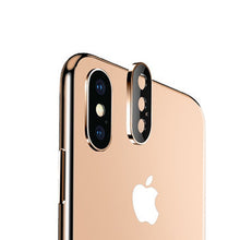 Load image into Gallery viewer, For iPhone XS Max Titanium Alloy Metal Camera Lens Protector Tempered Glass Film, For iPhone XS Max (Black)(1 PC), For iPhone XS Max (Silver)(1 PC), For iPhone XS Max (Gold)(1 PC)