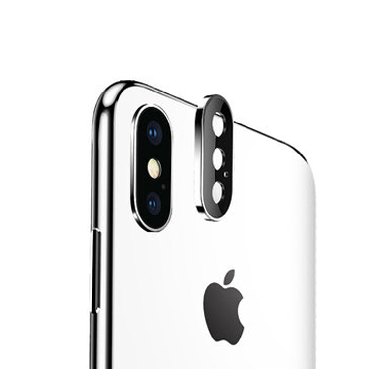 For iPhone XS Max Titanium Alloy Metal Camera Lens Protector Tempered Glass Film