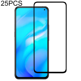 25 PCS For Vivo X30 Full Glue Full Cover Screen Protector Tempered Glass Film