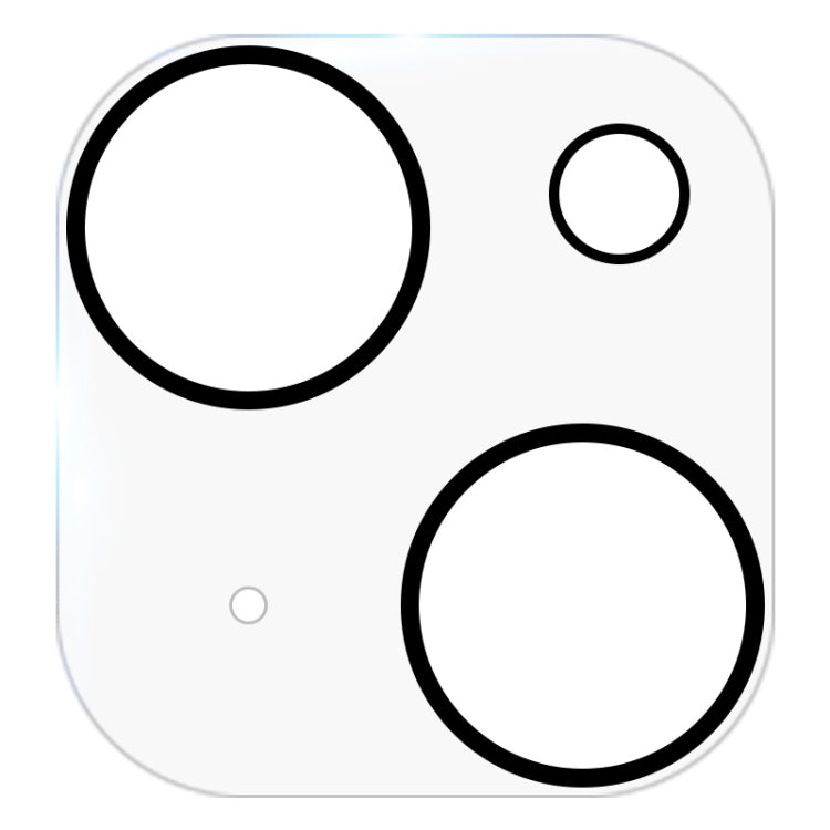 For iPhone 13 50pcs HD Anti-glare Rear Camera Lens Protector Tempered Glass Film