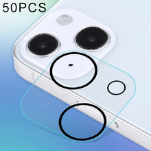Load image into Gallery viewer, For iPhone 13 mini 50pcs HD Anti-glare Rear Camera Lens Protector Tempered Glass Film, For iPhone 13 mini(50PCS)