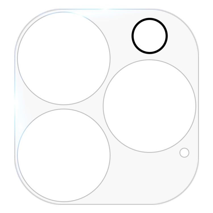 For iPhone 13 Pro 50pcs HD Rear Camera Lens Protector Tempered Glass Film