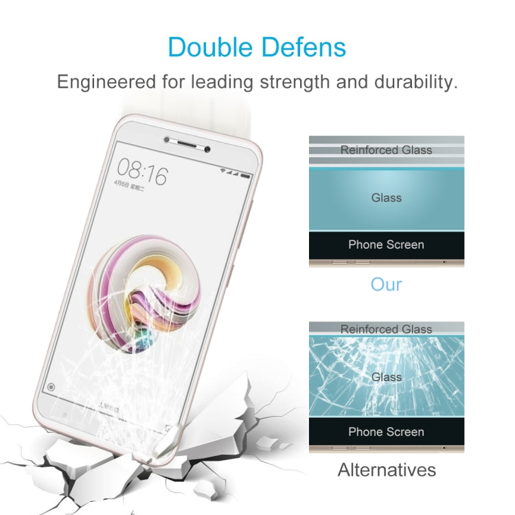 For Xiaomi Redmi 5A 0.26mm 9H Surface Hardness 2.5D Curved Edge Tempered Glass Screen Protector