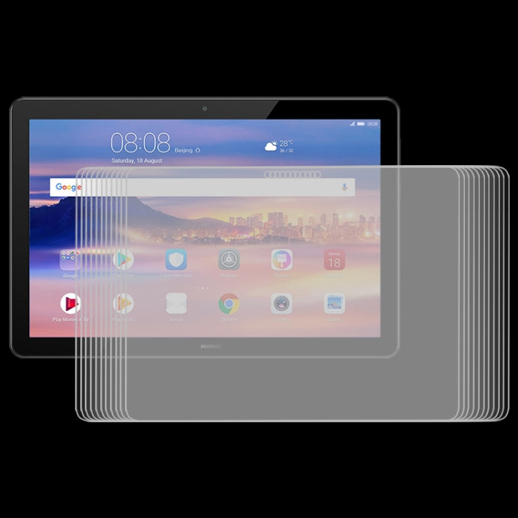 75 PCS 0.3mm 9H Full Screen Tempered Glass Film for Huawei MediaPad T5 10.1